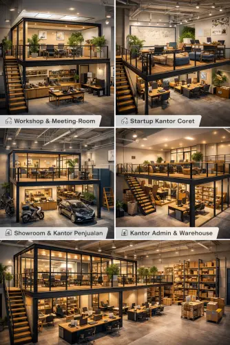 Mezzanine Ruang Kantor di Pondok Melati